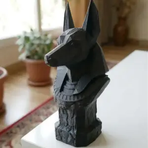 Low-Poly Anubis Bust