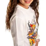 White Sweatshirt with “Bambi” Print 🤍😍