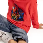RED Sweatshirt with “ Spiderman ” Print 💗😎