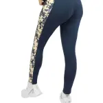 Printed Panel Navy Leggings