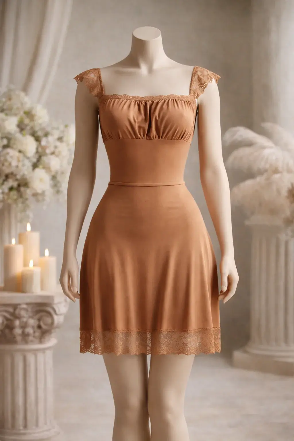 Mini Dress - مايكروفايبر
