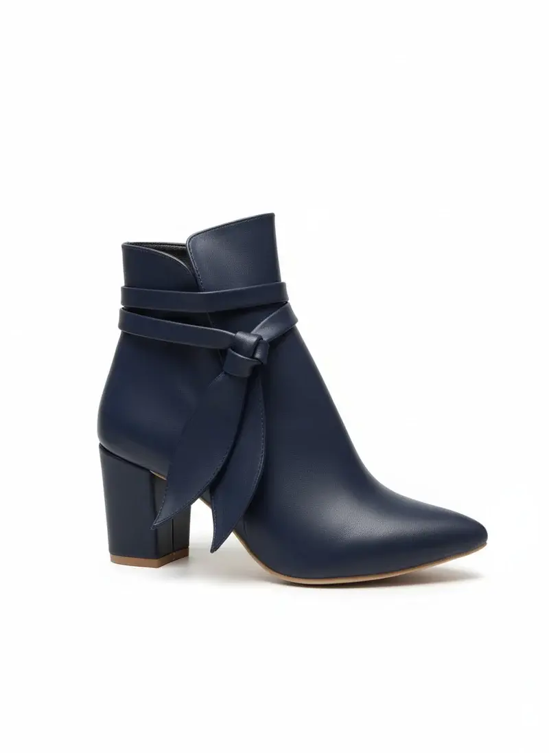 Side Bow Elegant Boot R-502
