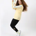 Long Sleeves Girl's Yellow Top