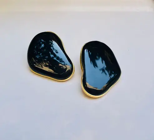 Midnight Fluid Earrings