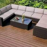 Rattan breaker corner in U shape