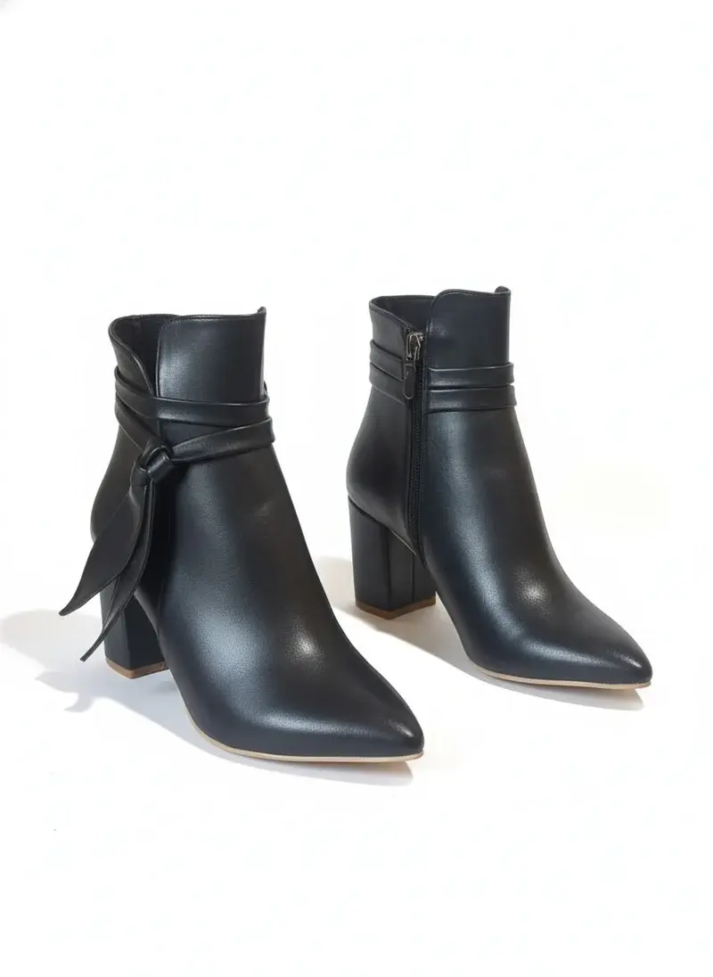 Side Bow Elegant Boot R-502