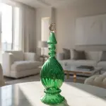 Crescent Glass Ornament
