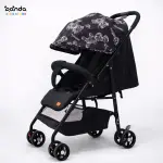 سترولر عكاز خفيفة سهلة الطيّ والغلق ، كرسي مستويات ، عجلات دوران ٣٦٠ درجة