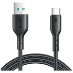 Joyroom SA26 USB-A to Type-C Fast Charging 30W Data Cable, 1 Meter Length, Black