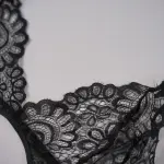 Lace Hollow Splicing Bra & Panty Set