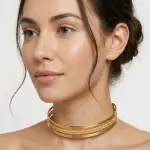 Golden Horizon Layered Necklace N-85