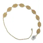 Elegant Leaf Metal Belt U-17