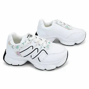 Casual Chunky Sneakers with Soft Graphics L-24