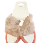 Fluffy Double Pom-Pom Hair Clip – F-1