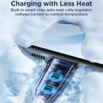 Joyroom SA26 USB-A to Type-C Fast Charging 30W Data Cable, 1 Meter Length, Black