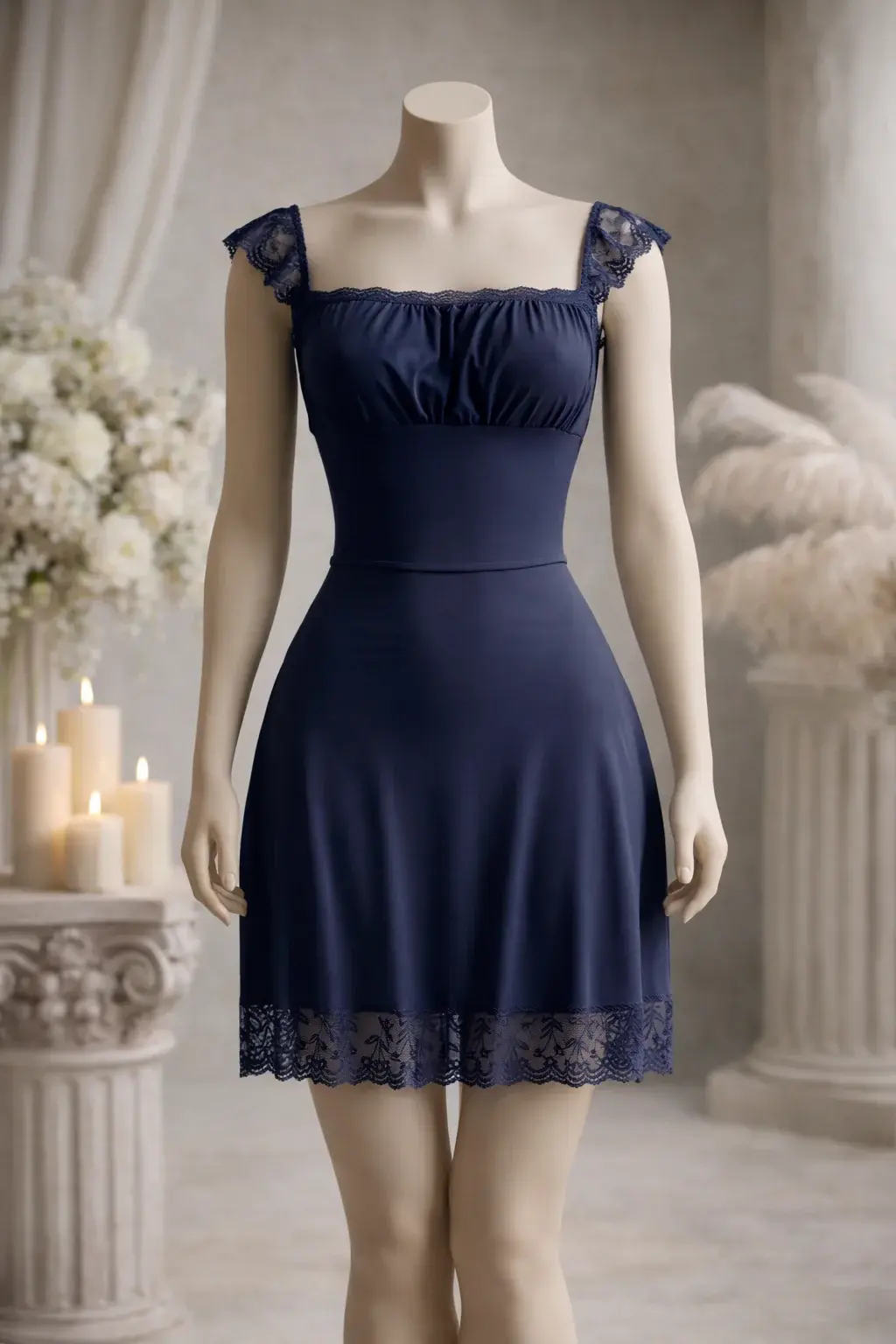 Mini Dress - مايكروفايبر