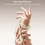 Joyroom S-A53 Fluorescent Series 60W Type-C to Type-C Fast Charging Data Cable, 2 m Length, Beige