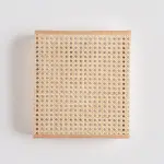 Rattan wall lamp
