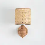 Rattan Boho Wall Lamp 010