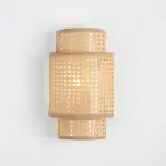 Rattan Boho Wall Lamp