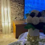 Makrami floor lamp