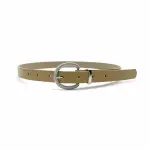 Embellished Round Buckle Leather Belt BT-8