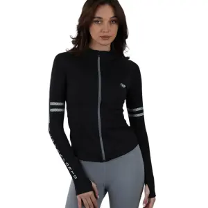 Athleisure Inspire Zip Black Jacket