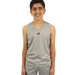 Basic Vneck Gray Tank Top