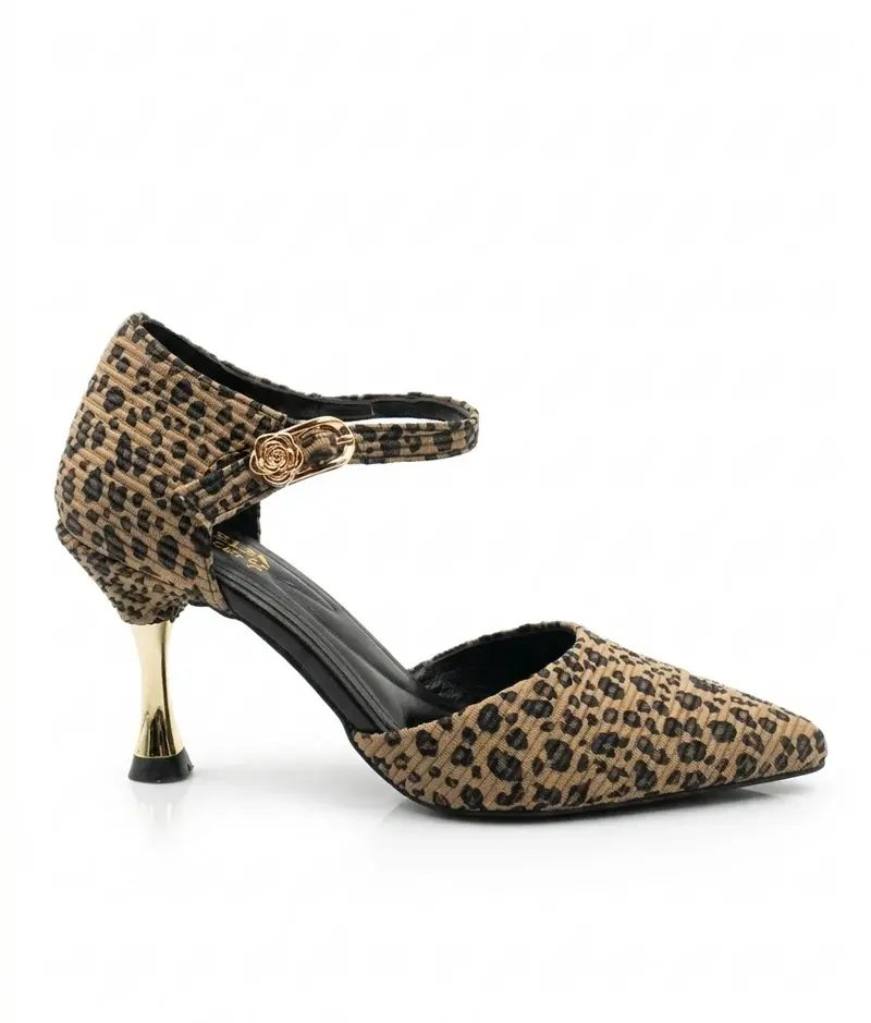 Elegant Rose Buckle Heels C-88