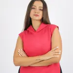 Women's Hoodie Magenta Top