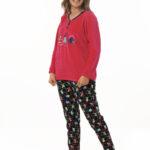 Women’s Fuchsia Winter Pajama Set