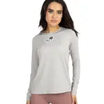 Crew Neck Women's Gray T-Shirt