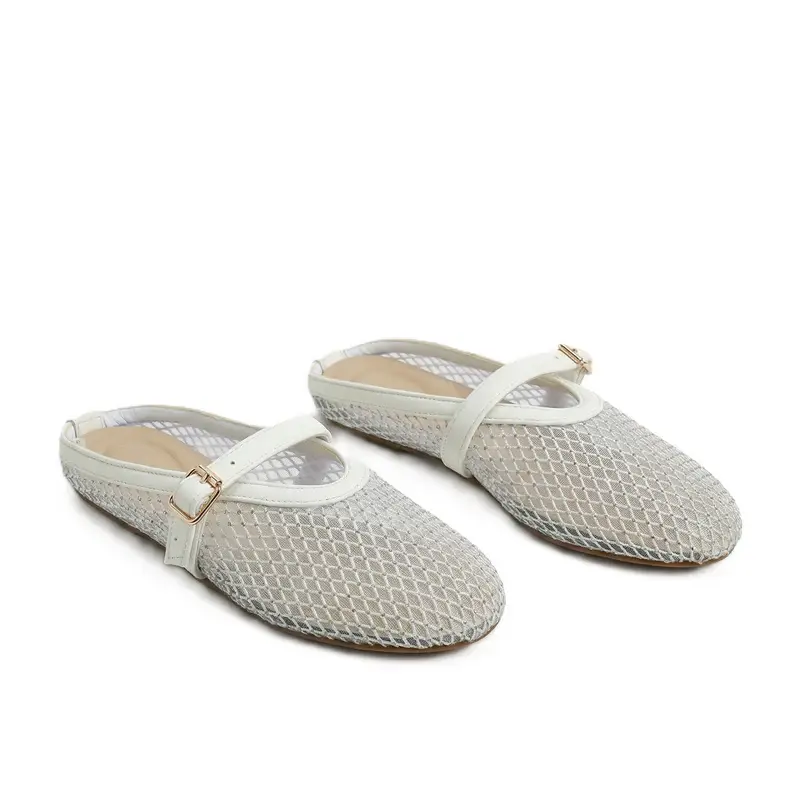 Embellished Mesh Strap Sabot BN-57