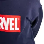 Navy Blue Hoodie with "Marvel word" Print💙😎