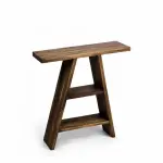 Natural Wood Console Table The Warm Rustic Touch Your Entryway Needs