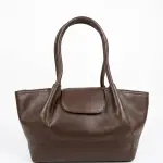 Leather Bag with Flap Closure BA-66
