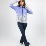 Women's Colored Print Jacket