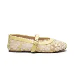 Floral Embroidered Lace Ballerina Flats BN-63