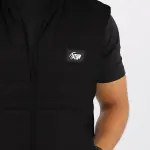 Men's Black Puffer Vest