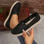 Embroidered Lace Ballerina Flats BN-62