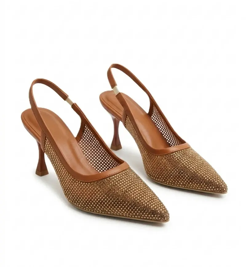 Crystal Embellished Elegant Heels C-97