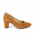 Leather Sandal Thick Heel-R-800