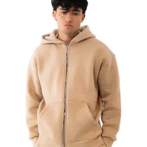 Essential Beige Zip-up