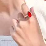 خواتم فضه عربي احجار طبيعه فري سايز