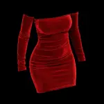 Red drc dress