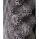 Velvet Piles Hallway Carpet Dark Grey