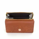 Flora Embossed Leather Wallet–WAL-5