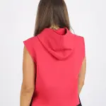 Women's Hoodie Magenta Top