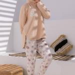 3pcs beige pyjama set