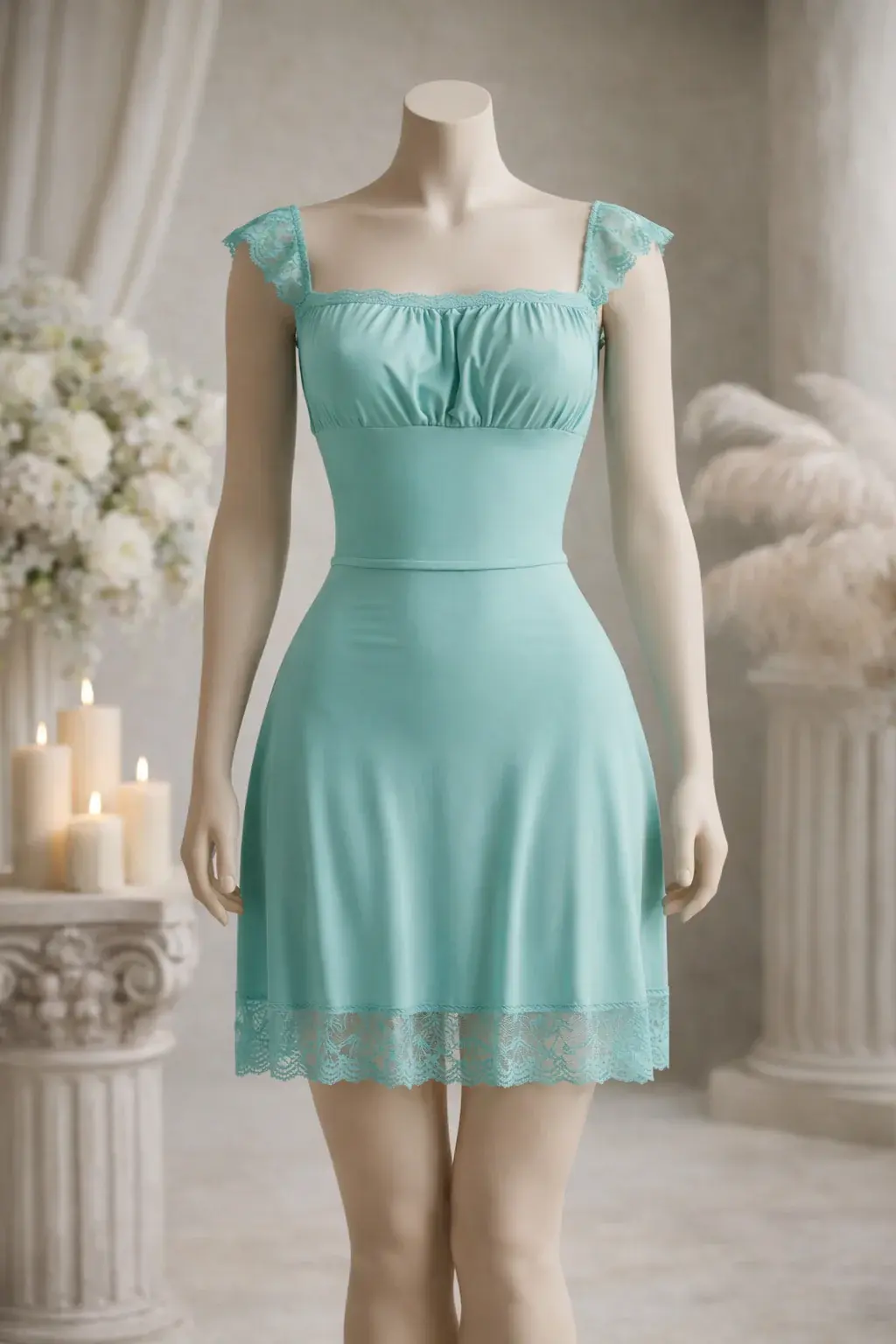 Mini Dress - مايكروفايبر